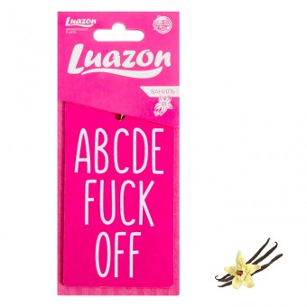 Ароматизатор-пластинка Luazon - ABCDE (ваниль)