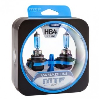 Лампы MTF Vanadium HB4 9006 (12 V, 55 W, 2 шт)