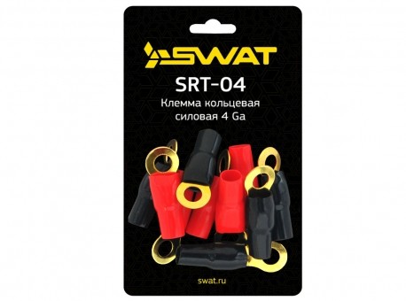 Клемма Swat SRT-04 4Ga (кольцо, 5 красных + 5 черных)