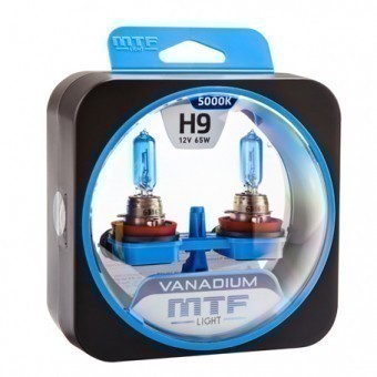 Лампы MTF Vanadium H9 (12 V, 65 W, 2 шт)