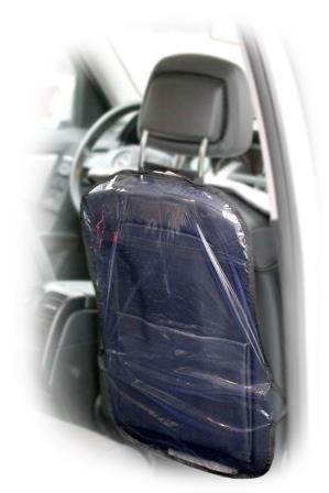 Защитная накидка на спинку сиденья AirLine (прозрачная, 56х42 см)