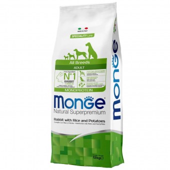 Сухой корм для собак Monge Specialty Line - Adult Rabbit (12 кг)