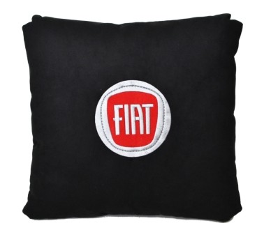 Подушка замшевая Fiat (А18 - черная)