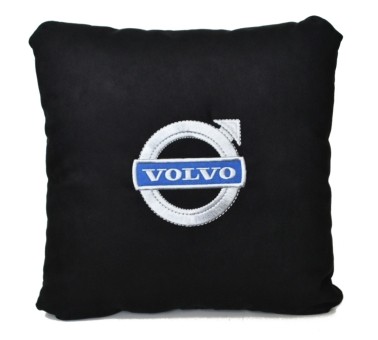 Подушка замшевая Volvo (А18 - черная)