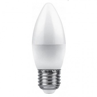 Лампа ASD LED-E27-C-standard 10W 6500К (900 Лм, свеча)