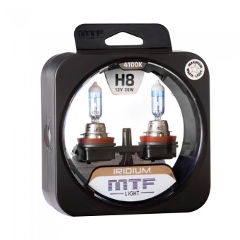 Лампы MTF Iridium H8 (12 V, 35 W, 2 шт)