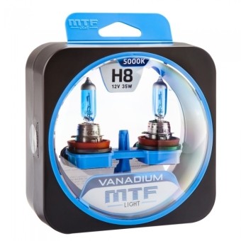 Лампы MTF Vanadium H8 (12 V, 35 W, 2 шт)