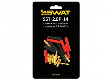 Клемма Swat SST-2.8P-14 Ш2.8/D2.5 (5 красных + 5 черных)