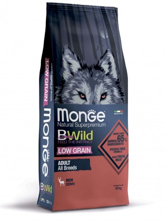 Сухой корм для собак Monge BWild Low Grain - Deer (12 кг)
