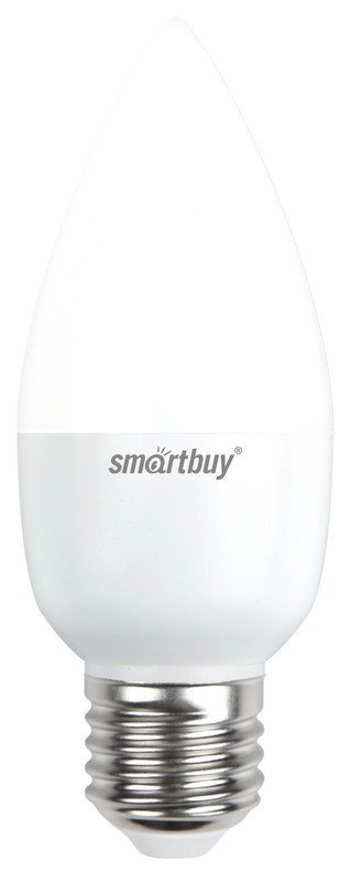 Лампа Smartbuy С37 9,5W 6000K E27 (900 Лм, свеча)