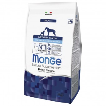 Сухой корм для собак Monge Daily Line - Medium Starter (1,5 кг)