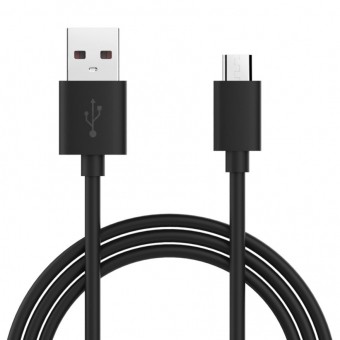 Кабель зарядки Smartbuy 12 Color, USB - MicroUSB (1 м, черный)
