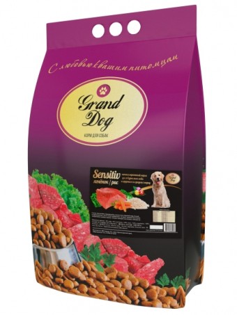 Сухой корм для собак Grand Dog Sensitive, ягненок и рис (3 кг)