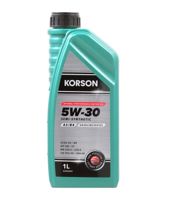 Масло моторное Korson Semi Synthetic 5W30 A3/B4 (1 л)