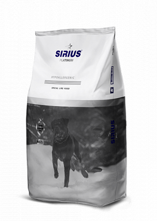Сухой корм для собак Sirius Platinum, индейка с овощами (12 кг)