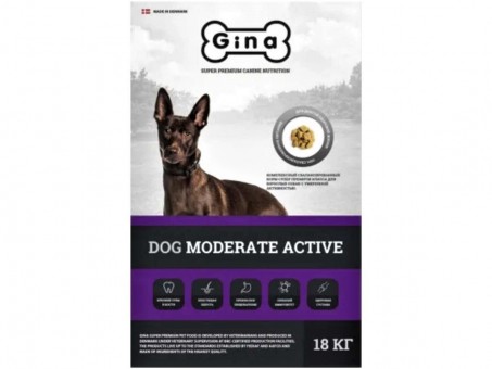 Сухой корм для собак Gina Dog Moderate Active (18 кг)
