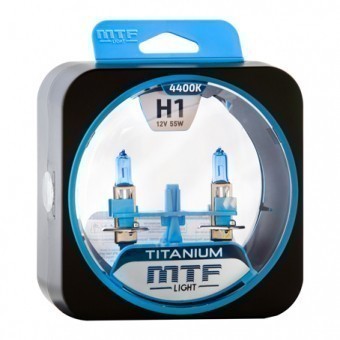 Лампы MTF Titanium H1 (12 V, 55 W, 2 шт)