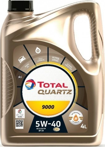 Масло моторное Total Quartz 9000 5W40 (4 л)