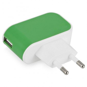 Адаптер Smartbuy 8040 Color Chargу  (1 USB, зеленый)