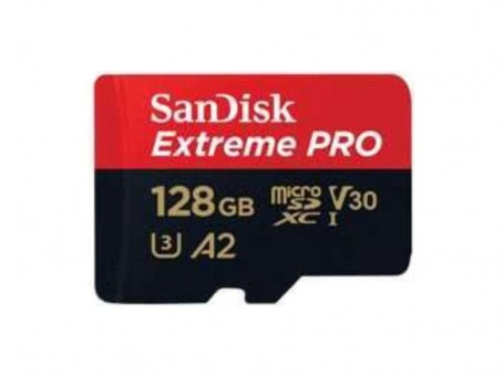 Карта памяти microSD SanDisk Extreme Pro 128 Gb (class 10, U3)