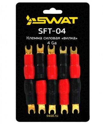 Клемма Swat SFT-04 4Ga (вилка, 5 красных + 5 черных)
