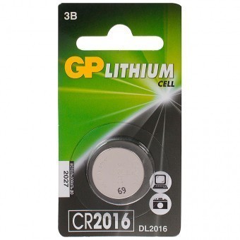 Батарейка CR2016 GP Lithium (блистер, 1 шт)
