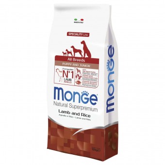 Сухой корм для щенков Monge Specialty Line - Puppy & Junior Lamb (12 кг)