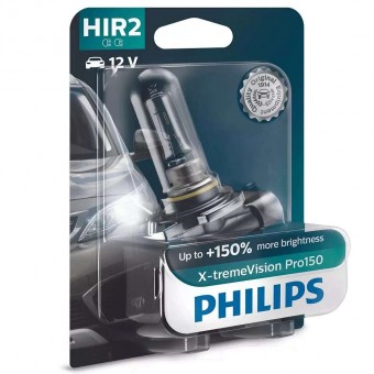 Лампа Philips HIR2 X-tremeVision Pro150 (12 В, 55 Вт, +150%, блистер)