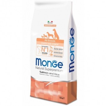 Сухой корм для щенков Monge Specialty Line - Puppy & Junior Salmone (12 кг)