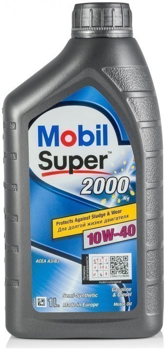 Масло моторное Mobil Super 2000 X1 10W40 (1 л)