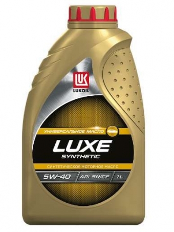 Масло моторное Лукойл LUXE SYNTHETIC 5W40 (1 л)