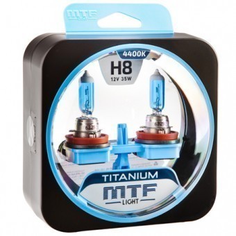 Лампы MTF Titanium H8 (12 V, 35 W, 2 шт)