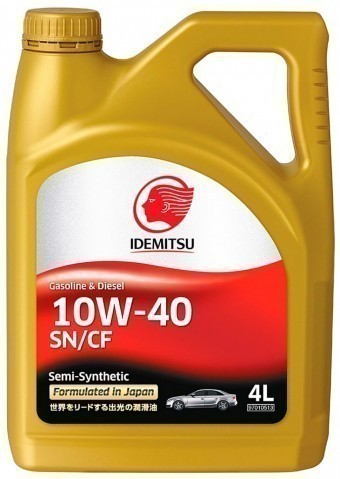 Масло моторное IDEMITSU Semi-Synthetic 10W40 (4 л)