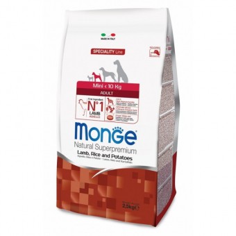 Сухой корм для собак Monge Specialty Line - Mini Adult Lamb (2,5 кг)