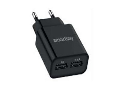 Адаптер Smartbuy 2010 Flash (2 USB, черный)