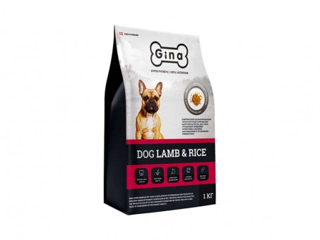 Сухой корм для собак Gina Dog Lamb & Rice (1 кг)