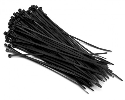 Стяжки нейлоновые IEK 3,6х200 (черные, 100 шт)