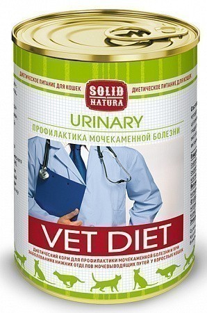 Консервы для кошек Solid Natura VET Urinary, диета (340 г)