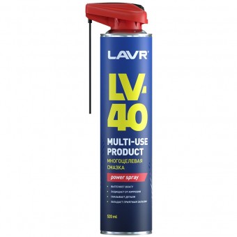 Lavr Ln1453 Многоцелевая смазка LV-40 (аэрозоль, 520 мл)