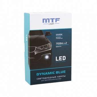 Светодиодные лампы MTF Dynamiс Blue H11 (5500K)