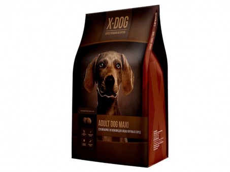 Сухой корм для собак X-Dog Adult Maxi, с ягненком (8 кг)