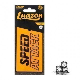 Ароматизатор-пластинка Luazon - Speed attack (черный лед)