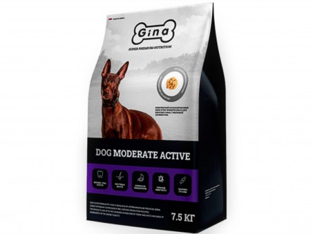 Сухой корм для собак Gina Dog Moderate Active (7,5 кг)